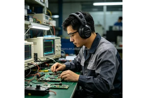 HiFi Bluetooth Hearing Protection Earmuffs CE Certified 26dB Noise Cancelling Rechargeable Electronic Headphones for Industrial