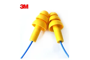 Original 3M 340-4004 Corded Earplugs Triple Flange Noise Reduction Safety Earplugs For Sleeping Working