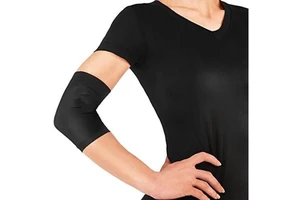 Customizable Flexible Thick Breathable Sports Fitness Protective Spandex Nylon Compression Elbow Sleeve for Pain Relief