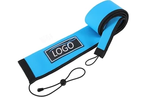 Floating Puncture Resistant Labeled Protective Sock for Casting Spinning Fishing Rods Premium Neoprene Fishing Rod Sleeve
