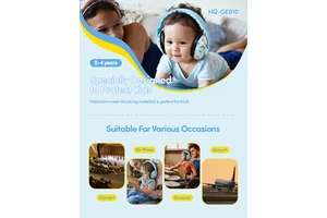 Baby Noise Cancelling Earmuffs 0-4 Years CE Certified Infant Hearing Protection Soft Ear Defenders for Toddler Quiet Sleep