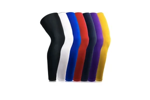Unisex UV Protective Sports Leg Sleeves Breathable Long Sun Sleeves for Outdoor Sports Cycling Football