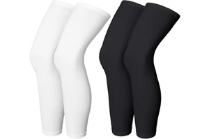 Sports Knee Pad Protective Gear Supplies Elastic Polyester Outdoor Running Soccer Basketball Compression Leg Sleeves For Men