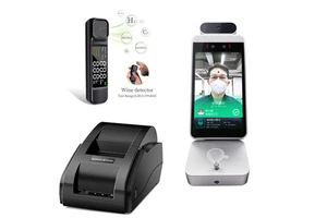 2022 New Security Alcohol Breath Tester Breathalyzer Face Recognition With Printer