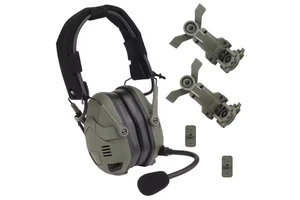 High Quality Sounds Pickup Noisy Reduction Multiple Function Soundproof Ear Guard IPSC Tactical Helmet Headset