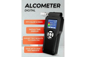 Advanced Precision Personal Use Semiconductor Alcohol Meter Breathalyzer High Accuracy BAC Alcohol Tester For Safe Driving