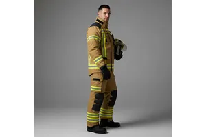Breathable FR Material Safety Coverall Uniform High Visibility Sustainable Workwear for Manufacturing and Warehouse Staff