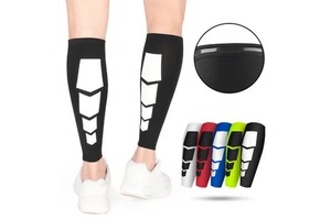 Shin Guards Soccer Football Protective Leg Calf Compression Sleeves Cycling Running Sports Safety Scheenbeschermers
