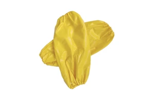 Vinyl PVC TPU Smooth Style Yellow Blue Plastic Waterproof Durable Elastic Cuffs Long Arm Protector Sleeve Cover