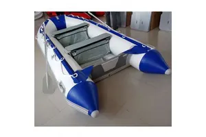 Plywood Floor Inflatable Boat Inflatable Boat Inflatable Life Raft Boat 3.8m With Electric Motor