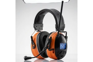 Multi-Mode Bluetooth FM Safety Ear Muffs NRR 28dB Electronic Hearing Protector Headset with LCD Screen 4 Colors Available