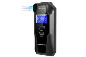 ACT ACT5000 Fuel Cell Alcohol Tester 0.00-0.40% BAC Detection Portable AAA Battery Powered
