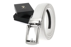 Wholesale Men's Alloy Automatic Buckle Belt Golf Belt High Quality Cowhide Genuine Leather Belt