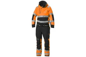 Wholesale Customized Logo Fire Proof Anti-Static Safety Clothing Hi-Visibility Security Set 2 Pieces Long Sleeve Industrial