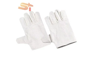 Double-layer Canvas Welding Gloves for Extended Welders Long Insulation Durable Heat-resistant Heat-resistant Welding Gloves