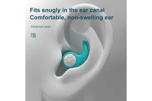 New Design Sound Insulation Noise Reduction Hearing Protection Earplugs Ear Defenders Waterproof Three Layer Mute Silicone