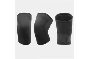Unisex Elastic Neoprene Knee Protector Brace Soft Non-Slip Advanced Protection 7mm Breathable Knee Sleeves Weightlifting