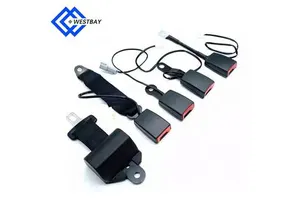 GL6/Cavalier/Astra OE 90927481 Car Safety Seat Belt Accessories 2-Point Metal Steel Safety Buckles Car Seat Belt Socket Buckles
