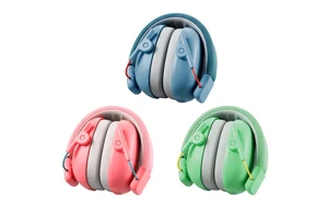 Noise Reduction Hearing Protection Earmuffs Headband Type Kids 3-16 Years 25dB SNR Foldable Intrinsically Safe ABS Reusable