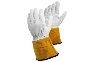 Welding Gauntlets Heat Resistant MIG Welders Protective Gloves