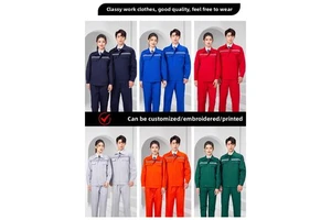 Men's Women's High Visibility Reflective Striped Anti-Static Workwear Breathable Safety Protective Clothing CE Certified Custom