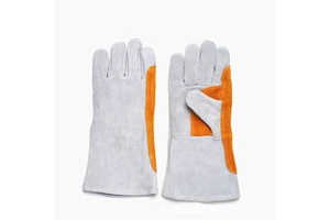 Wholesale Welder Gloves Supplier Cowhide Leather Heat Resistant Safety Hand Work Welding Gloves