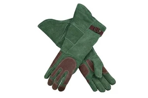 Professional Mig Welding Leather Gloves Heat Resistant Fireproof Gauntlet Cowhide Split Safety Protection Gloves USA