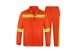Sanitation Workwear Reflective Safety Vest ANSI Class 1 EN ISO 20471 Class 1 Logo Summer Short Long Sleeve Sets Printed