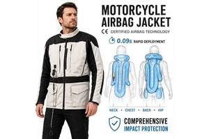 Durable Fabric Breathable Waterproof Windproof Plus Size Custom Motorcycle Airbag Jacket CE Approved For Daily Track Racing Use
