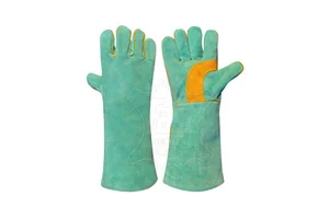 Welding Leather Gloves Retardant Multi Purpose Leather Welding Gloves Anti Spark Work Gloves Gas Welding Leather Gloves