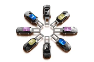 Car Seat Belt Clip Seatbelt Buckle Safety Plug Car Model Thick Insert Socket Extender for Car logo Custom Seat Belt Accessories