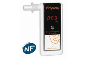 Prevention Objective ETHYWAY V2 Ethylotests Lectroniques Electronic Alcohol Testers with 2.050 Mg/L Display Threshold