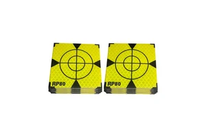 Lanson 3M Locating Reflector Plastic 80x80mm High Reflective Brightness Target Sticker Sheet for Survey