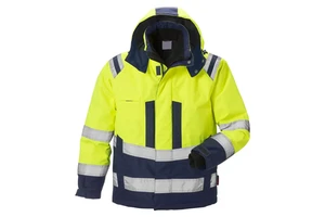 Customizable Logo Wholesale ANSI Class 2 Road Safety High Visibility Reflective Waterproof Safety Jacket & Vest Working Clothes