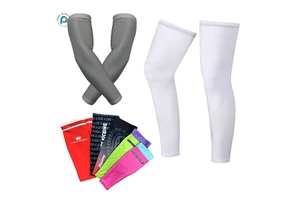 Wholesale Custom Compression Leg Sleeve Full Length Leg Cover Knee Protect Sleeves Sports Cycling Basketball Leg Sleeves Running