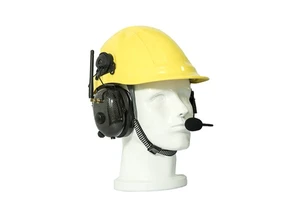 Helmet Attachable Earmuff Hearing protection for High Noise Level Environments with Radio Intergrated