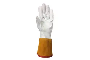 Wholesale Hotsale TIG Welding Gloves 12 Inches Goatskin Leather Keystone Thumb Cowhide Cuff Leather Welding Gloves
