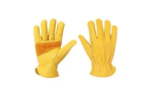 JILI Leather Welding Welding Splicing Cowhide Material Durable Heat Insulation Durable Gloves Wear-resistant Cutting Gloves