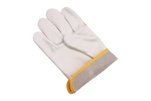 Wholesale Welding Welder Anti-scalding High Temperature Thick Leather Labor protection Fire Work Gloves Mittens
