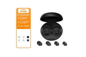 Custom Logo Silicone Ear Plugs for Sleep SNR 23DB | Reusable Noise Reduction Side Sleeper Hearing Protection Earplugs CE EN352