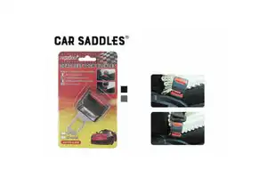 Car Seat Belt Lock Buckles 3 Points Plastic Sports Style Black Gray Auto Safety Accessories