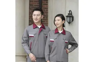 Long Sleeves Summer Men's Safety Clothing for Workers Cotton-polyester Zipper Unisex Safety Work Wear Suits with Zipper
