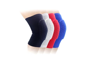 Cellular Honeycomb Crashproof Antislip Basketball Protective Protector Knee Pad Compression Long Leg Sleeve
