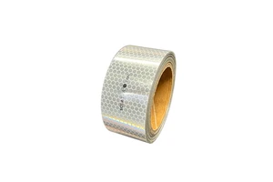 FT Optics SOLAS Reflective Roll Tape Conspicuity Safety Material for High Visibility in Low Light Conditions