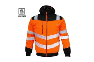 Roadway Clothing Quilt Padded Winter Coat Reflective Safety Jackets