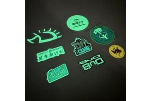 Custom Night Glow In Dark Sticker Die Cut Vinyl Color Waterproof Luminous Sticker Glowing Sticker