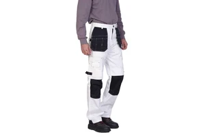 Men's Cargo Pants For Work Resistant To Bleach & Construction Safety Fr