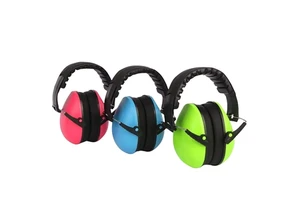 PVC+Sponge Adjustable Kids Child Baby Earmuffs Hearing Protection Ear Defenders Noise Cancelling Reduction for Sport Shooting