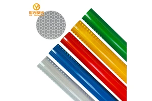 YouGuang PVC Reflective Sheeting Vinyl Reflective Self-Adhesive Custom Reflect Material Rolls Civilian Grade Reflective Film