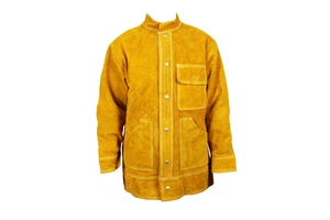 Yidao YD-SC-A1 All-in-One Cowhide Welding Jacket With Multi-Pockets-Vapor-Protective Radiation Proof & Fire Protection Design